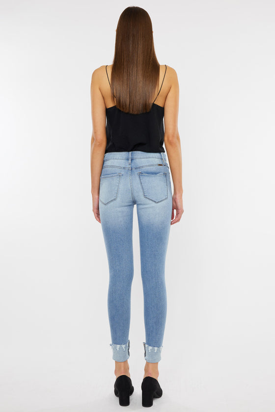 Fleur Mid Rise Ankle Skinny Jeans - Official Kancan USA