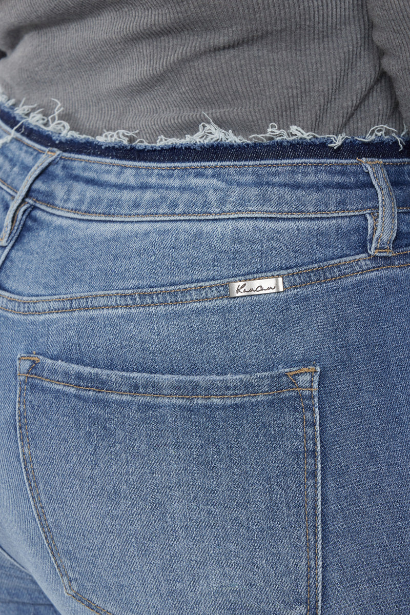 Ivory High Rise Super Skinny Jeans (Plus Size) - Official Kancan USA