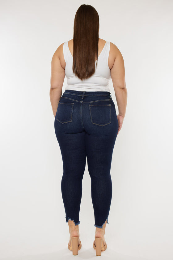 Ani High Rise Ankle Skinny Jeans (Plus Size) - Official Kancan USA