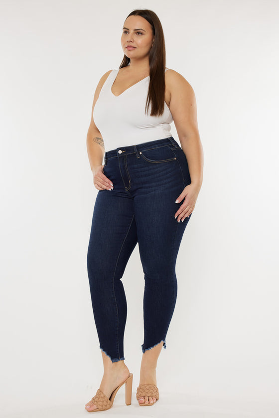 Ani High Rise Ankle Skinny Jeans (Plus Size) - Official Kancan USA