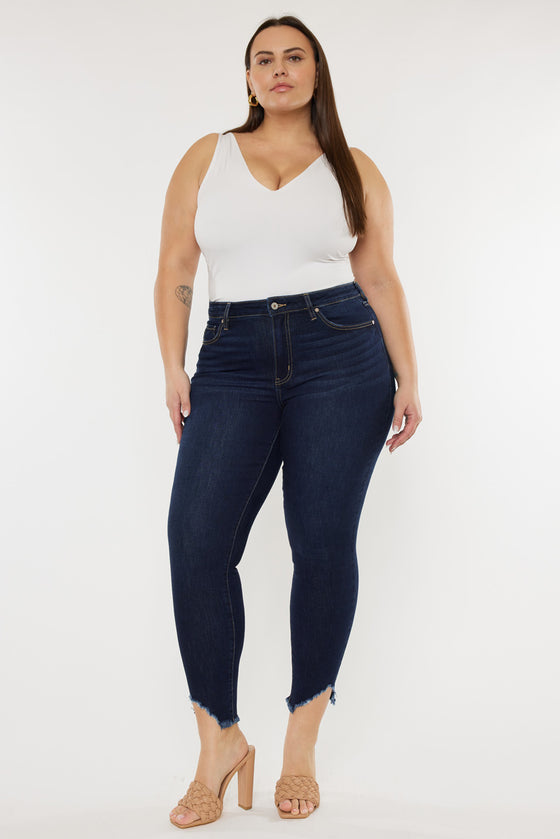 Ani High Rise Ankle Skinny Jeans (Plus Size) - Official Kancan USA