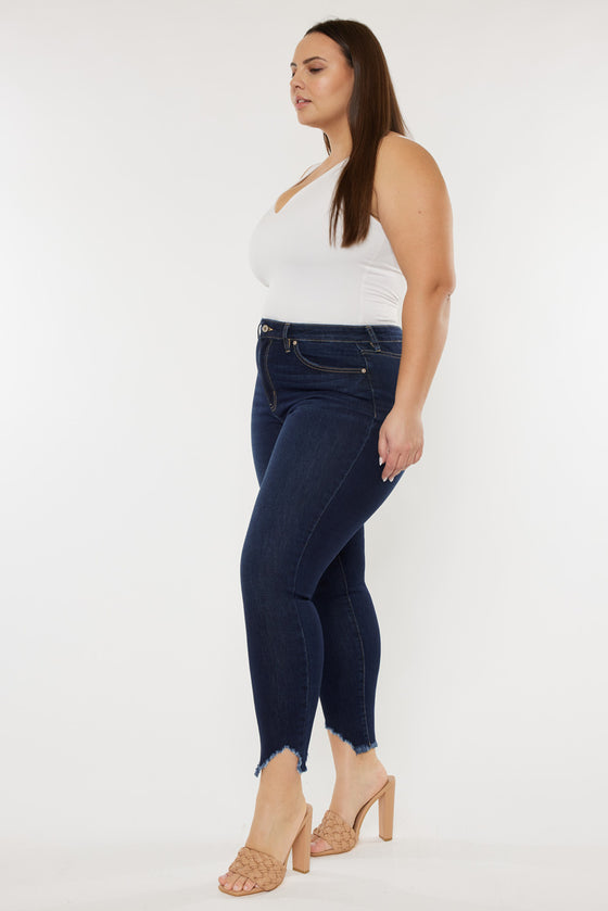 Ani High Rise Ankle Skinny Jeans (Plus Size) - Official Kancan USA