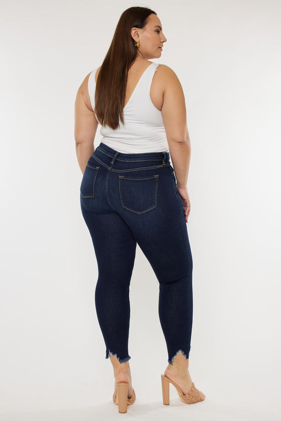 Ani High Rise Ankle Skinny Jeans (Plus Size) - Official Kancan USA