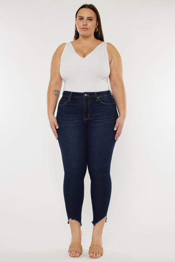 Ani High Rise Ankle Skinny Jeans (Plus Size) - Official Kancan USA