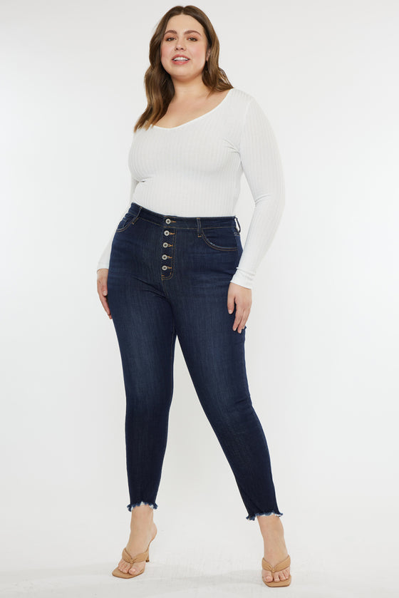 Martha High Rise Super Skinny Jeans (Plus Size) - Official Kancan USA
