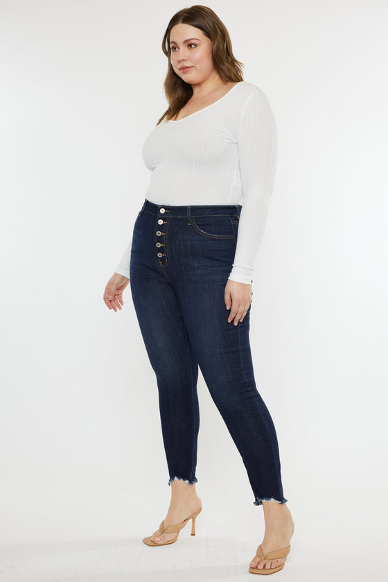 Martha High Rise Super Skinny Jeans (Plus Size) - Official Kancan USA