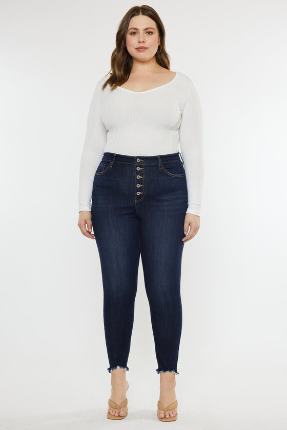 Martha High Rise Super Skinny Jeans (Plus Size) - Official Kancan USA