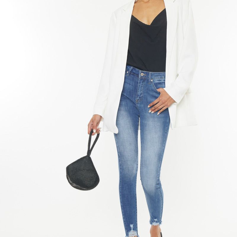 Esther High Rise Ankle Skinny Jeans - Official Kancan USA