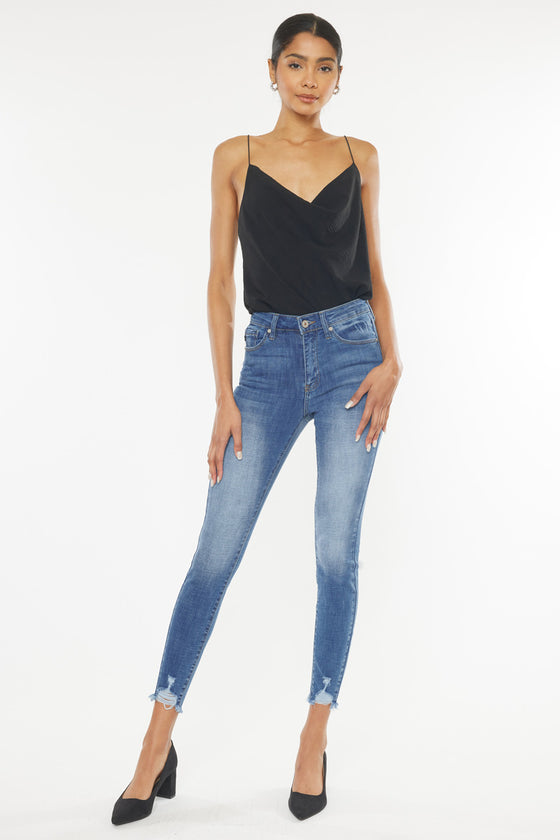 Esther High Rise Ankle Skinny Jeans - Official Kancan USA