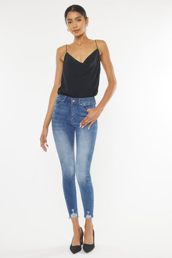 Esther High Rise Ankle Skinny Jeans - Official Kancan USA