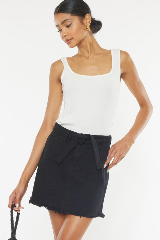 Eleanor Belted Mini Skirt - Official Kancan USA