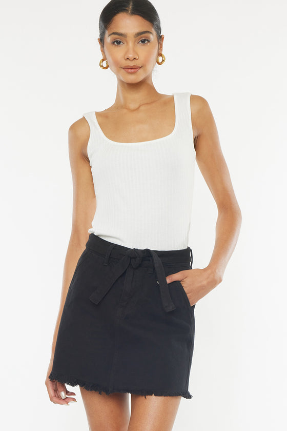 Eleanor Belted Mini Skirt - Official Kancan USA