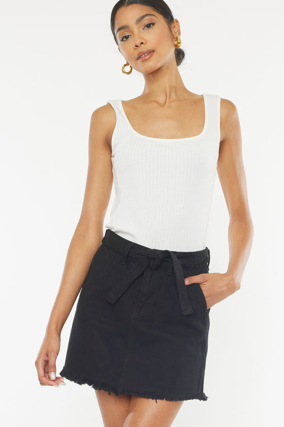 Eleanor Belted Mini Skirt - Official Kancan USA