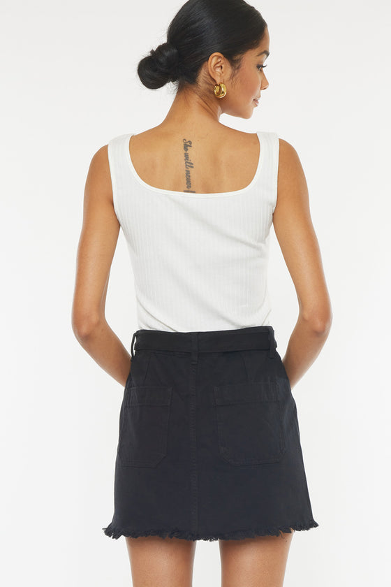 Eleanor Belted Mini Skirt - Official Kancan USA