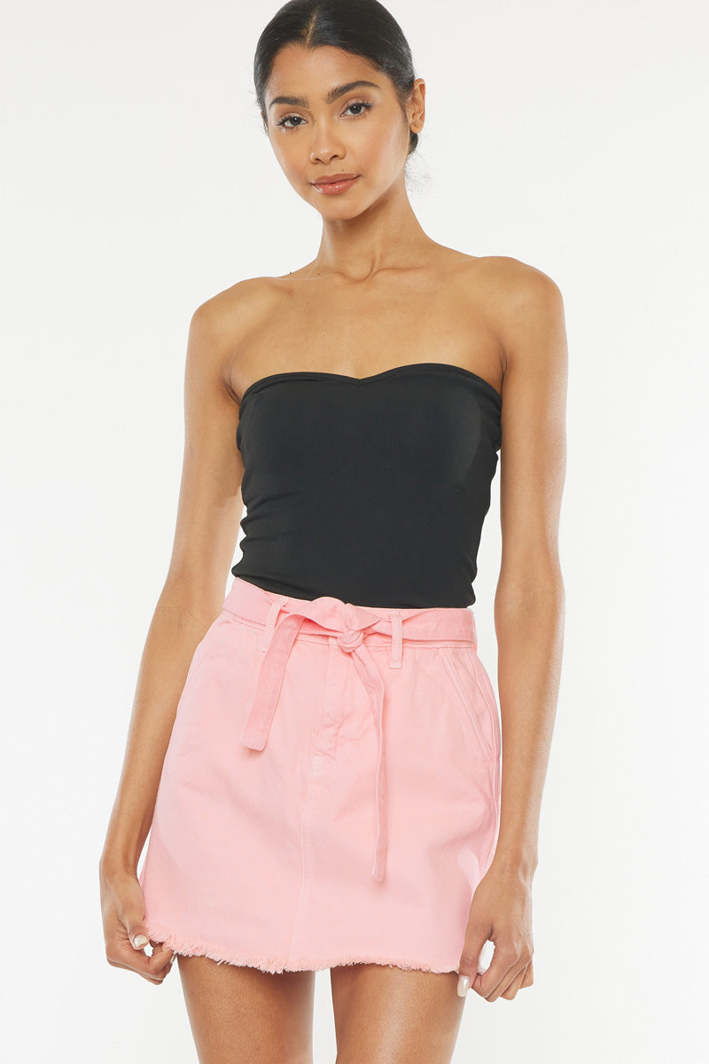 Eleanor Belted Mini Skirt - Official Kancan USA