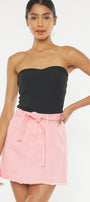 Eleanor Belted Mini Skirt - Official Kancan USA
