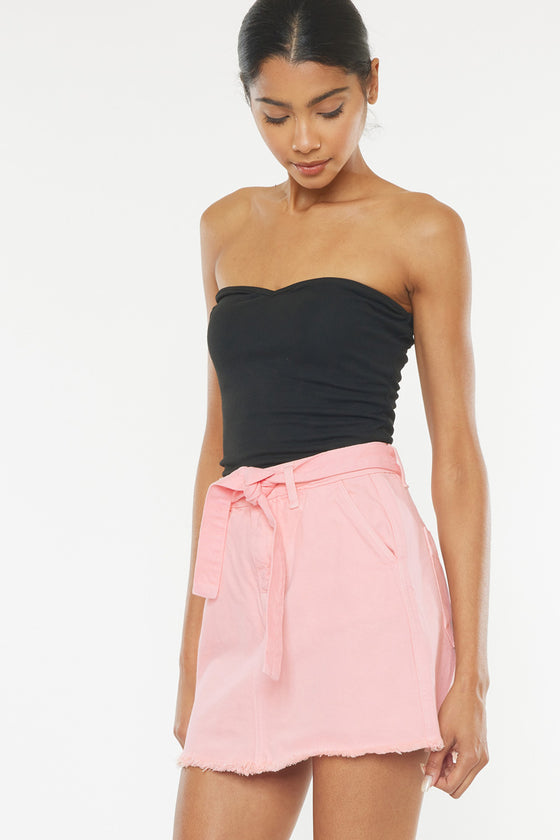 Eleanor Belted Mini Skirt - Official Kancan USA