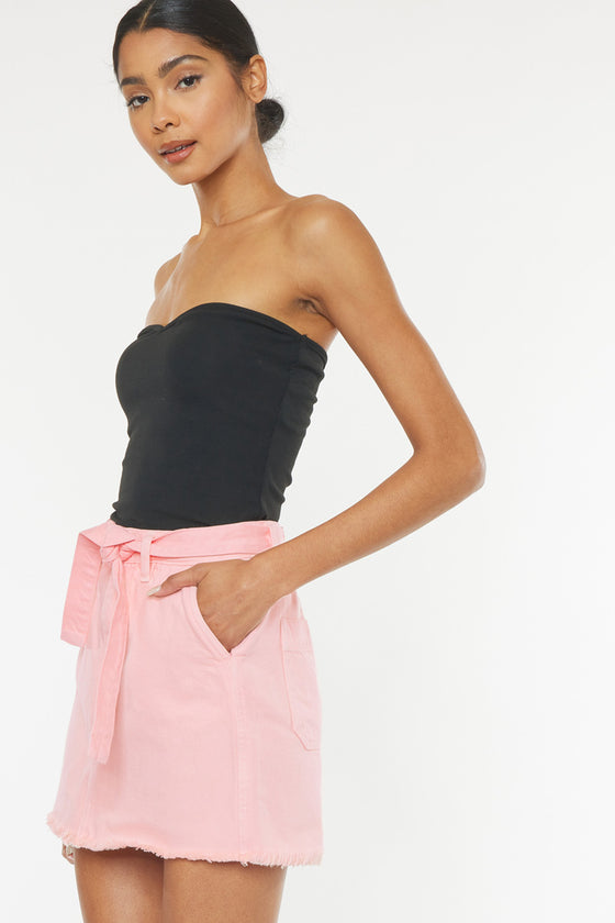 Eleanor Belted Mini Skirt - Official Kancan USA