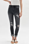 Elvis High Rise Ankle Skinny Jeans - Official Kancan USA