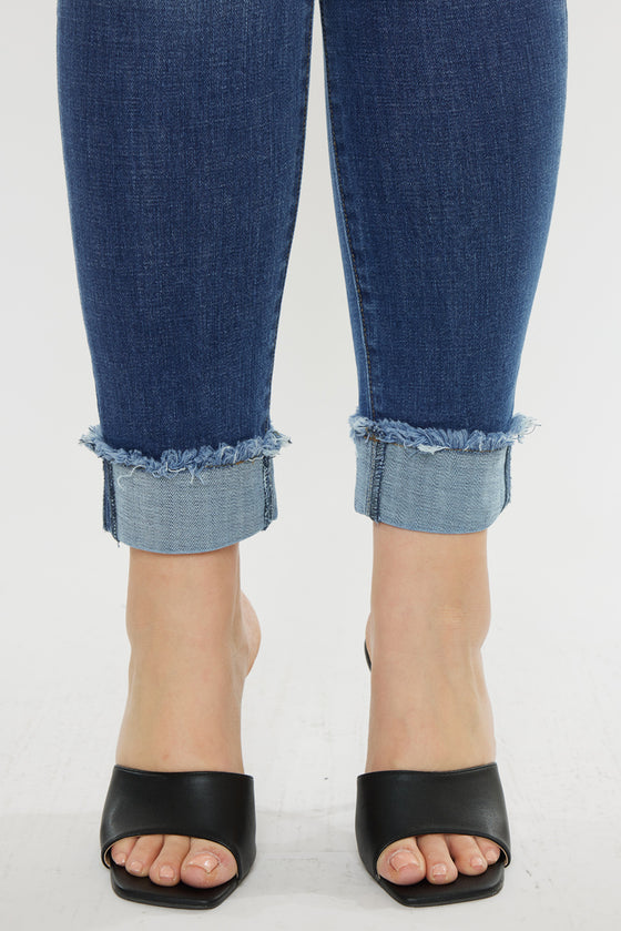 Stevie Mid Rise Ankle Skinny Jeans (Plus Size) - Official Kancan USA