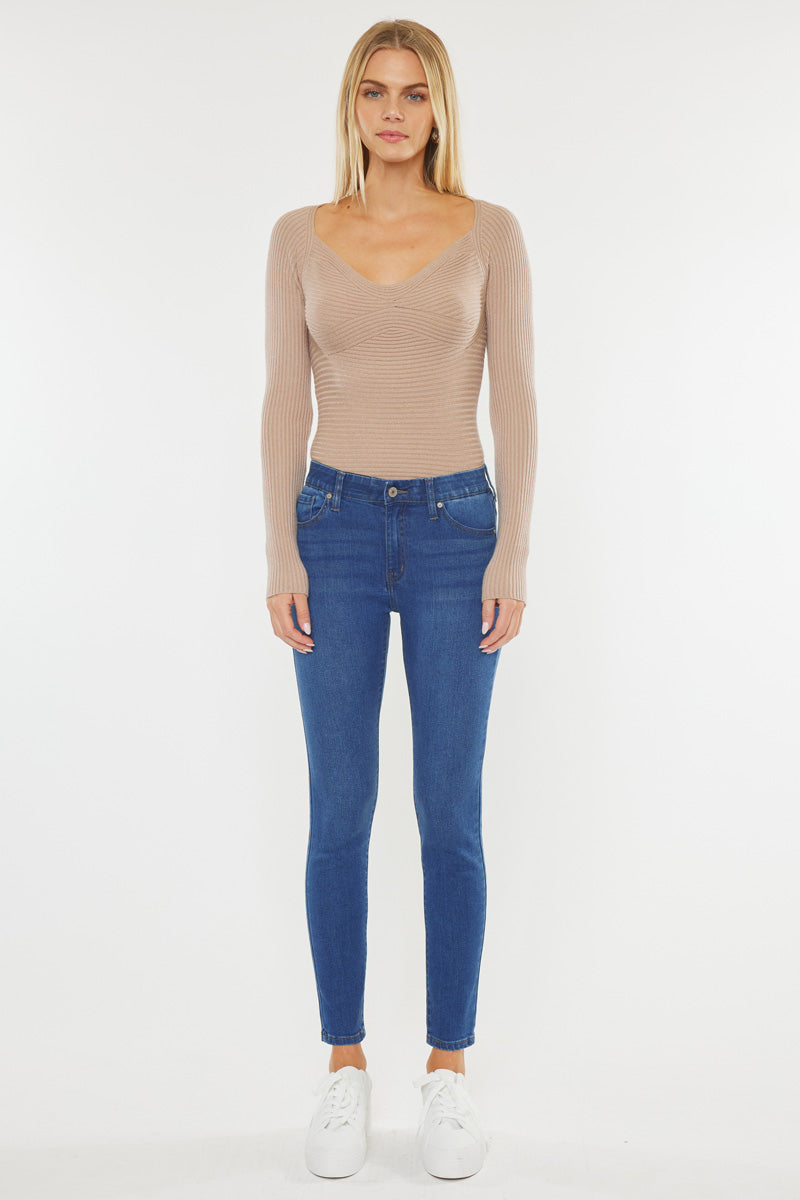 Laurielle High Rise Ankle Skinny Jeans - Official Kancan USA