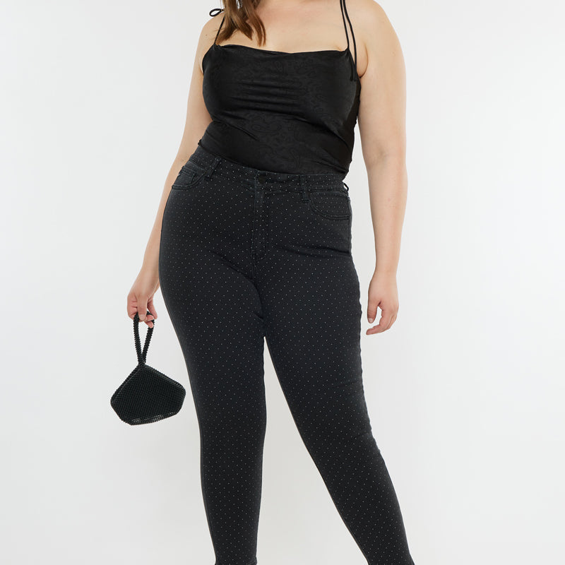 Kathin High Rise Ankle Skinny Jeans (Plus Size) - Official Kancan USA