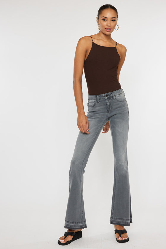 Heidi Mid Rise Flare Jeans - Official Kancan USA