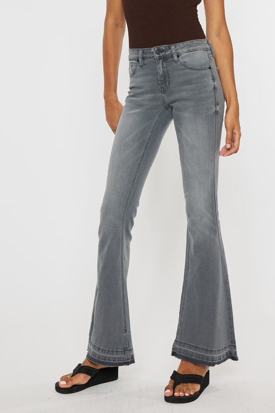 Heidi Mid Rise Flare Jeans - Official Kancan USA