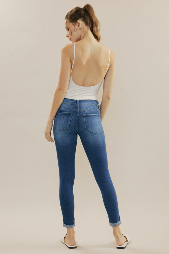 Hudson Mid Rise Ankle Skinny Jeans - Official Kancan USA