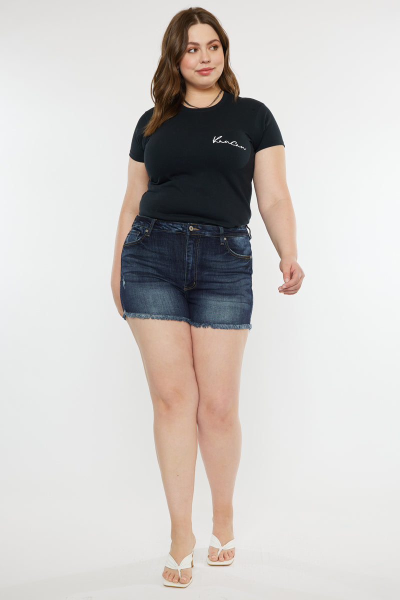 Ellie High Rise Shorts (Plus Size) – Official Kancan USA