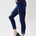 Cheryl Mid Rise Ankle Skinny Jeans - Official Kancan USA