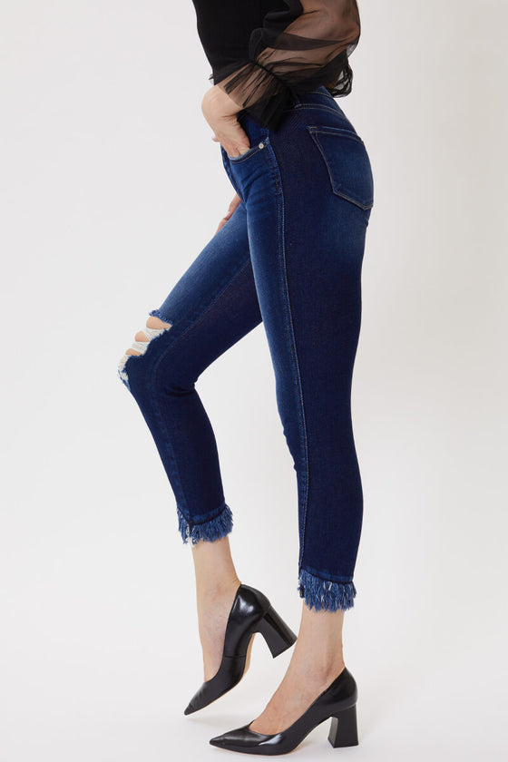 Cheryl Mid Rise Ankle Skinny Jeans - Official Kancan USA