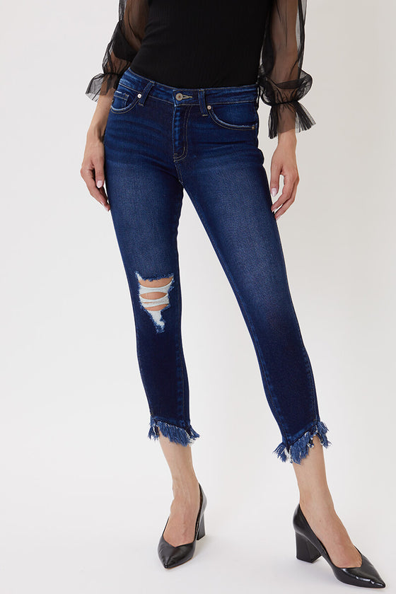 Cheryl Mid Rise Ankle Skinny - Official Kancan USA