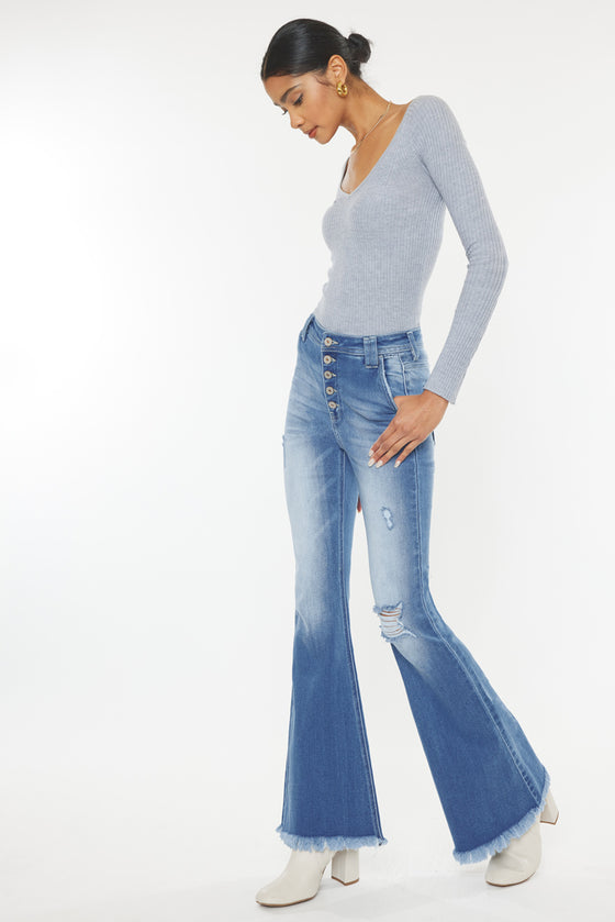 Sian High Rise Flare Jeans - Official Kancan USA