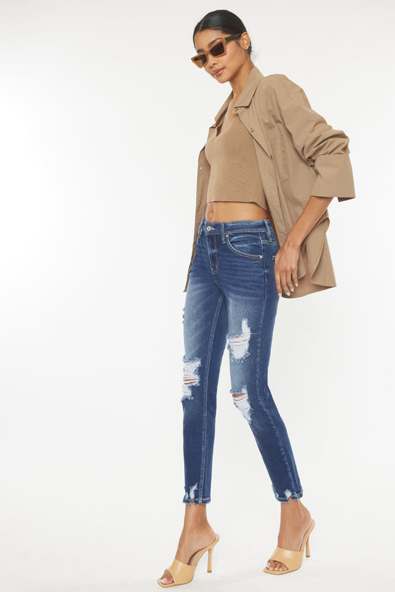 Haven Ultra High Rise Slim Straight Jeans - Official Kancan USA