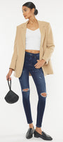 Hilarie High Rise Super Skinny Jeans - Official Kancan USA