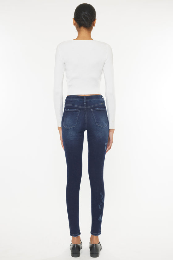 Hilarie High Rise Super Skinny Jeans - Official Kancan USA