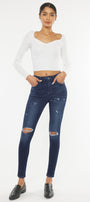 Hilarie High Rise Super Skinny Jeans - Official Kancan USA