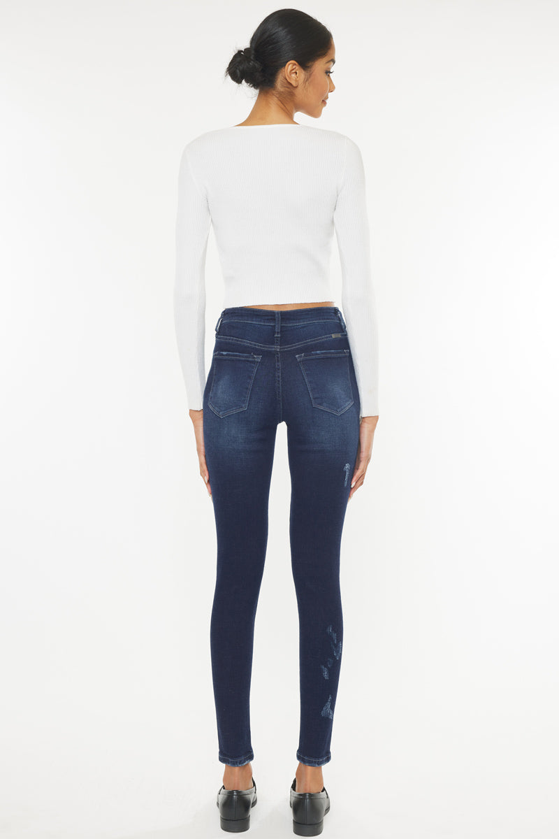 Hilarie High Rise Super Skinny Jeans - Official Kancan USA