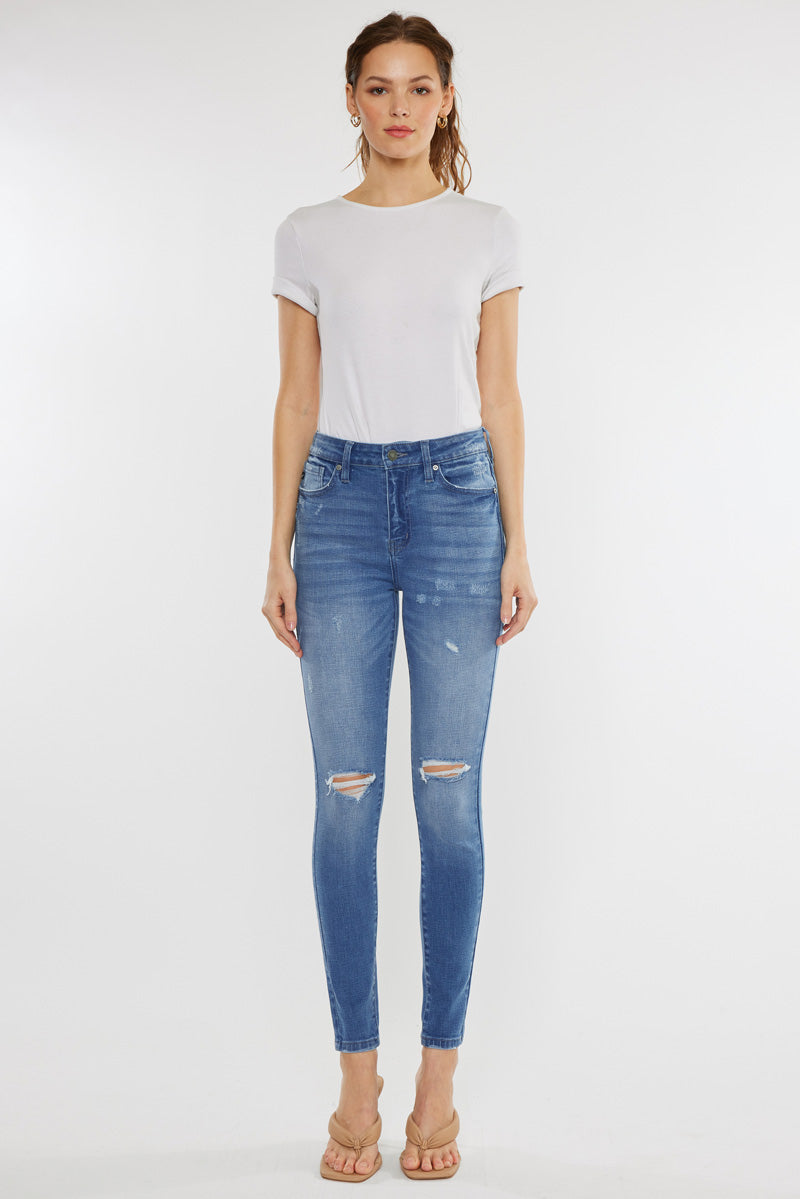 Hilarie High Rise Super Skinny Jeans - Official Kancan USA
