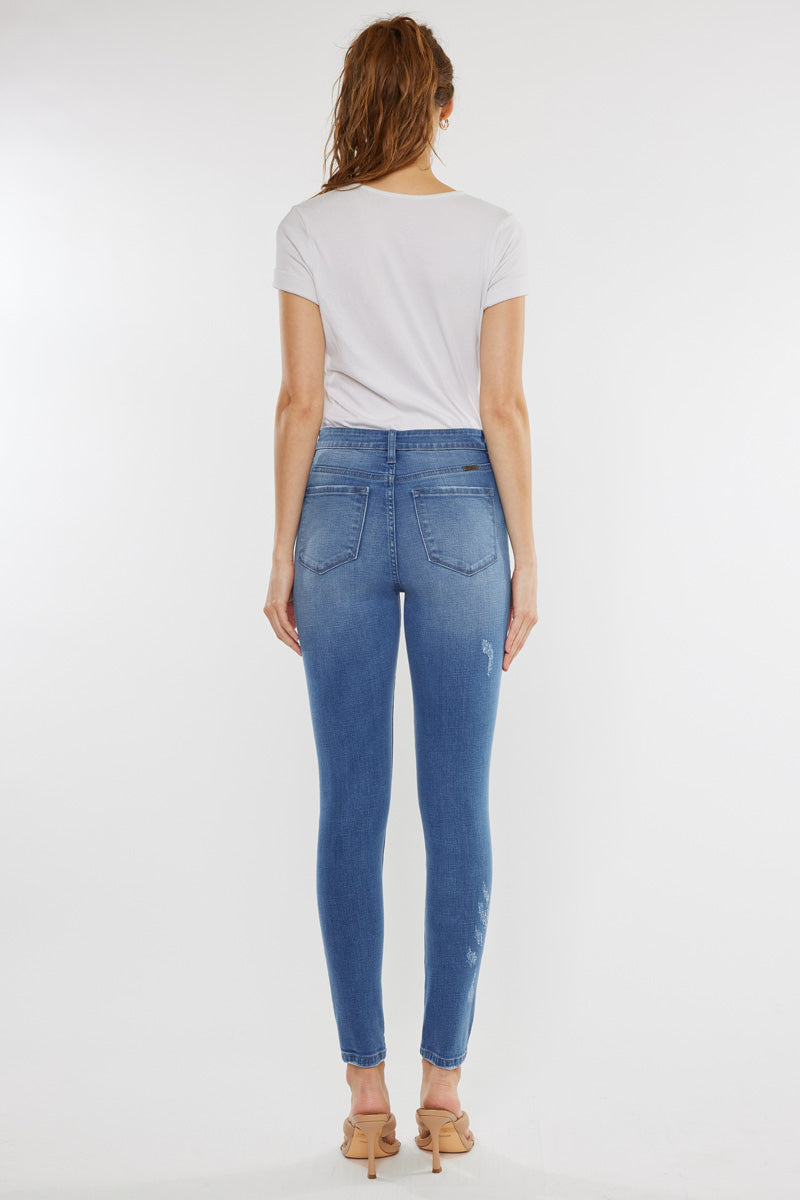 Hilarie High Rise Super Skinny Jeans - Official Kancan USA