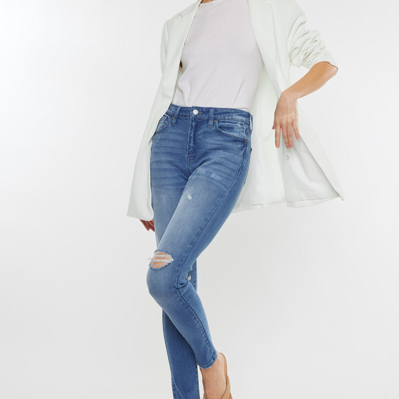 Hilarie High Rise Super Skinny Jeans - Official Kancan USA