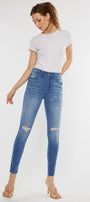 Hilarie High Rise Super Skinny Jeans - Official Kancan USA