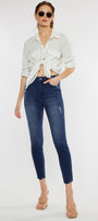Evangeline High Rise Ankle Skinny Jeans - Official Kancan USA