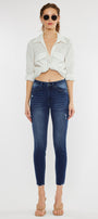Evangeline High Rise Ankle Skinny Jeans - Official Kancan USA