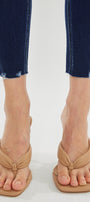 Evangeline High Rise Ankle Skinny Jeans - Official Kancan USA