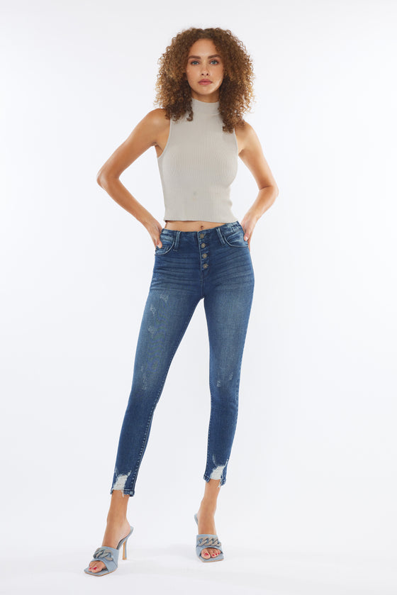 Kirby High Rise Super Skinny Jeans(NEEDS PRICE) - Official Kancan USA