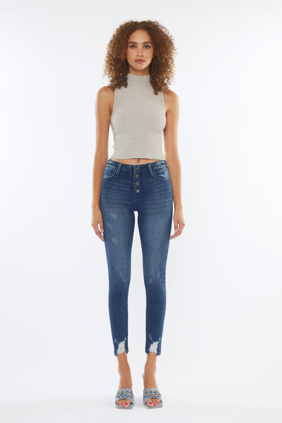 Kirby High Rise Super Skinny Jeans(NEEDS PRICE) - Official Kancan USA