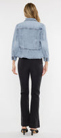 Marilou Peplum Denim Jacket - Official Kancan USA