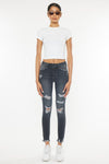 Calista High Rise Ankle Skinny Jeans - Official Kancan USA